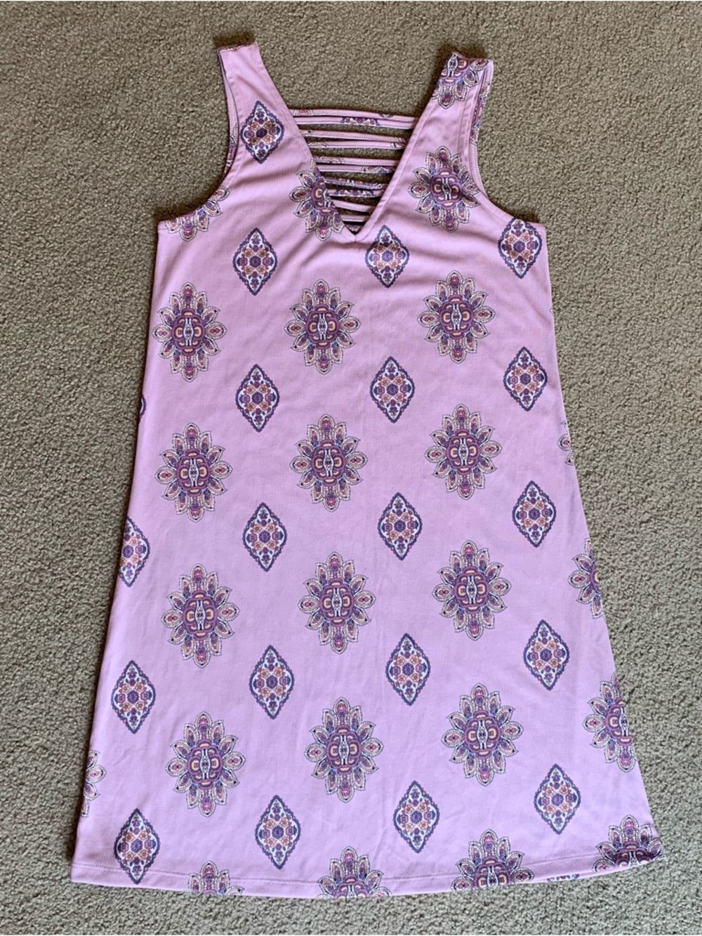 Women’s pink republic tank top dress size small